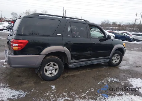 2002 Toyota Sequoia Sr5 V8 z USA, uszkodzony, nr VIN 5TDBT44AX2S081826